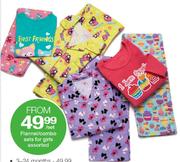 Flannel/Combo Sets For Girls Assorted(2-7 Years)