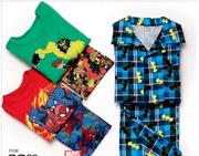 Spiderman Boys' Character Flannel/Combos(2-7 Years)-Each