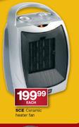Sce Ceramic Heater Fan Each