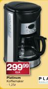 Platinum Koffiemaker-1.25ltr Elk