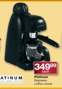 Platinum Espresso Coffee Maker Each