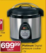 Platinum Digital-Pressure Cooker-6ltr Each