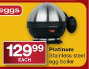 Platinum Stainles-Steel Egg Boiler Each