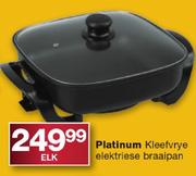 Platinum Kleefvrye Elektriese Braaipan Elk