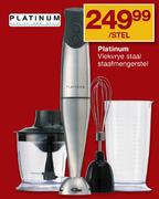 Platinum-Vlekvrye Staal Staafmengerstel-Per Stel