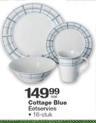 Cottage Blue Eetservies-16-Stuk