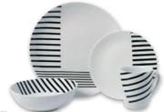 Mode Black & White Dinner Side Plate