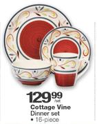 Cottage Vine Dinner Set-16-Piece