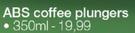 ABS Coffee Plungers-350ml