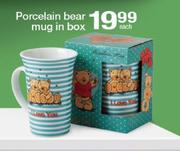 Porcelain Bear Mug In Box Each