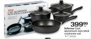 Inferna 7-Piece Cast Aluminium Non-Stick Cookware Set