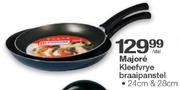 Majore 24cm & 28cm Kleefvrye Braaipanstel 