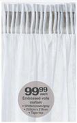 Embossed Voile Curtain-Each