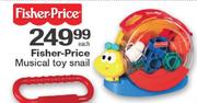 Fisher-Price Musical Toy Snail Each