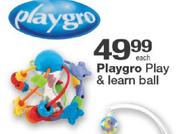 Playgro Play & Learn Ball Each