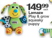 Lamaze Play & Grow Squeaky Puppy Each