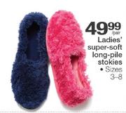 Ladies Super-Soft Long-Pile Stokies-Per Pair