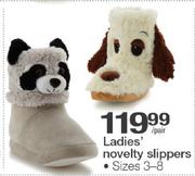 Ladies' Novelty Slippers -Per Pair