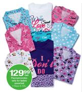 Flannel/Combo Sets For Ladies Assorted(Sizes S-XXL)-Per Set