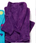 Girls' Plain Super-Soft Coral-Fleece Gowns(3-24 Months)-Each