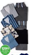 Men's Flannel/Combo Sleep Sets Assorted(S-XXXL)-Per Set