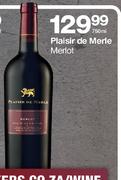 Plaisir De Merle Merlot-750ml
