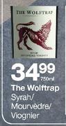 The Wolftrap Syrah/Mourvera/Viognier-750ml