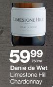Danie de Wet Limestone Hill Chardonnay-750ml