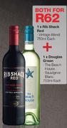 Rib Shack Red Vintage Blend-750ml Each Plus Douglas Green The Beach House Sauvignon Blanc-750ml Each