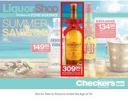 Checkers Hyper : Summer Liquor Shop   (18 Nov - 26 Dec 2013 ), page 1