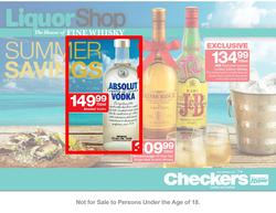 Checkers Hyper : Summer Liquor Shop   (18 Nov - 26 Dec 2013 ), page 1