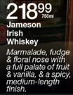 Jameson Irish Whiskey-750Ml