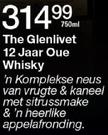 The Glenlivet 12 Jaar Oue Whisky-750Ml