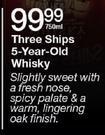 Three Ships 5 Year Old Whisky-750Ml