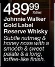 Johnnie Walker Gold Label Reserve Whisky-750ml