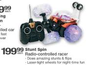 Stunt Spin Radio-Controlled Racer-Each