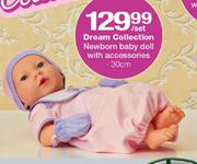 Dream Collection Newborn Baby Doll With Accessories 30Cm-Per Set