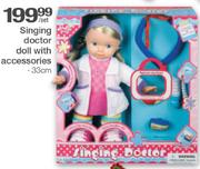 Singing  Doctor Doll With Accessories 33Cm-Per Set