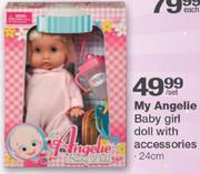 My Angelie Baby Girl Doll With Accessories 24Cm-Per Set