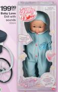 Baby Love Doll With Sounds 53Cm