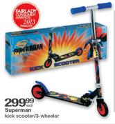 Superman Kick Scooter/3-Wheeler