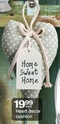 Heart Decor Cushion-Each