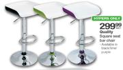 Quality Square Seat Bar Chair Each