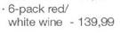 Bohemia Crystal Glass Range 6 Pack Red/White Wine