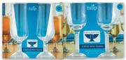 Tulip Glasses 4 Pack Red/White Wine