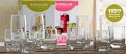 Adora/Tuana Glass Drink Set 18 Piece-Per Set