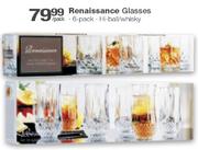 Renaissance Glasses 6 Pack Hi-Ball/Whisky-Per Pack