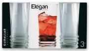 Elegan Glasses 3 Pack Hi-Ball-Per Pack
