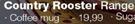 Country Rooster Range Coffee Mug-Each