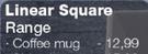 Linear Square Range Coffee Mug-Each